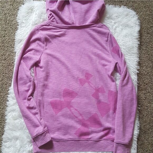 Under Armour Long Sleeve Purple Sweatshirt Hoodie Size XS - Picture 7 of 7